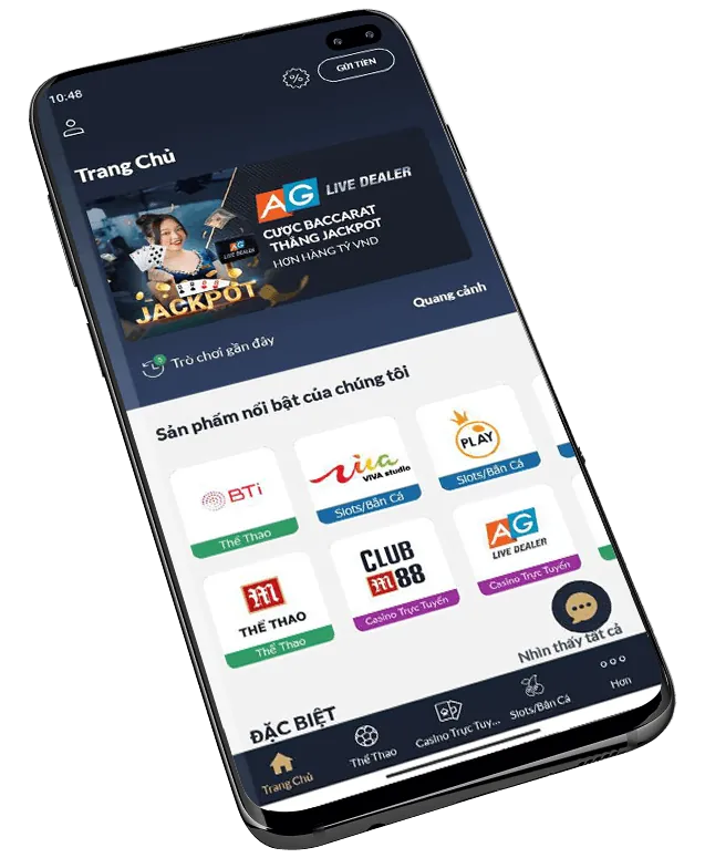 Giao diện cá cược thể thao hot51 trên điện thoại di động